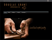 Tablet Screenshot of douglasgrantcabinetmakers.com